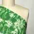 EXCLUSIVE 90% Linen 10% Silk –Toile de Jouy ~ 'Safari' Forest Green REVERSE